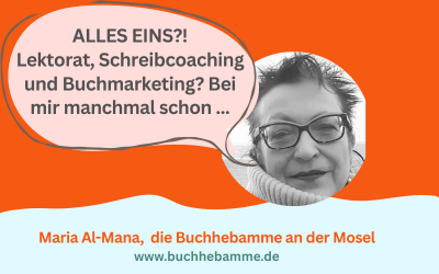 Lektorat, Schreibcoaching. Und Buchmarketing