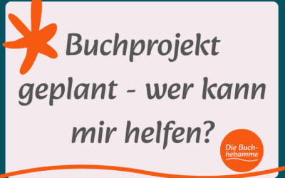 Unterstützung bei der Buchveröffentlichung gesucht?