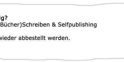 Toll! 7% Autorenhonorar zusätzlich im Shop der Autorenwelt